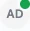 Close-up of a member avatar with the green online status dot in the lower corner